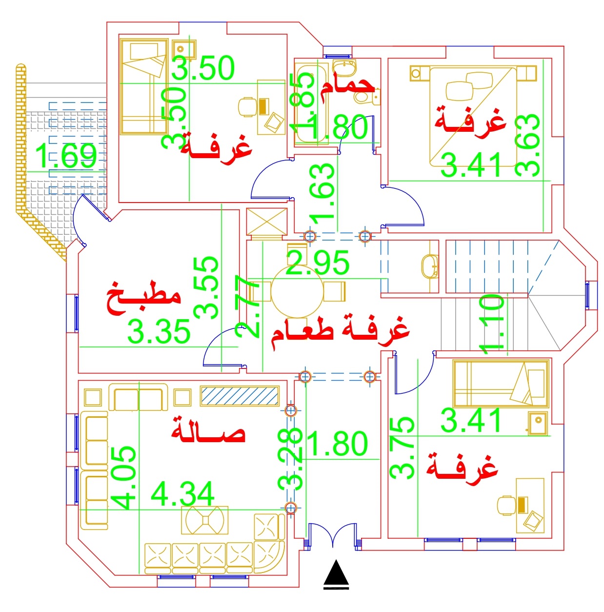 شاهد أبرز أفكار مخطط بيت 2024 بالصور 6 plan 117