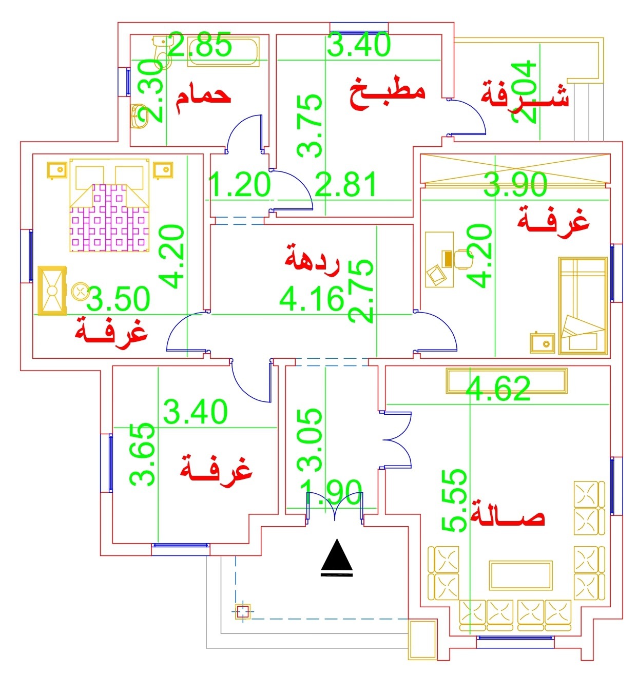 شاهد أبرز أفكار مخطط بيت 2024 بالصور 9 plan 132