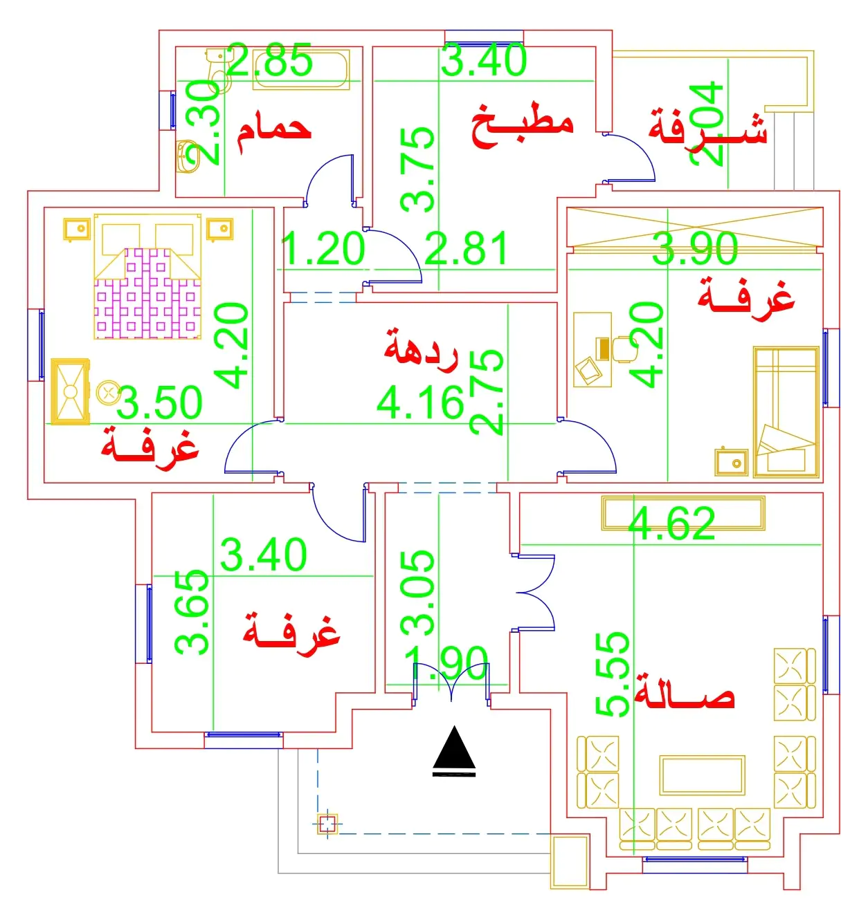 شاهد أبرز أفكار مخطط بيت 2024 بالصور 9 plan 132