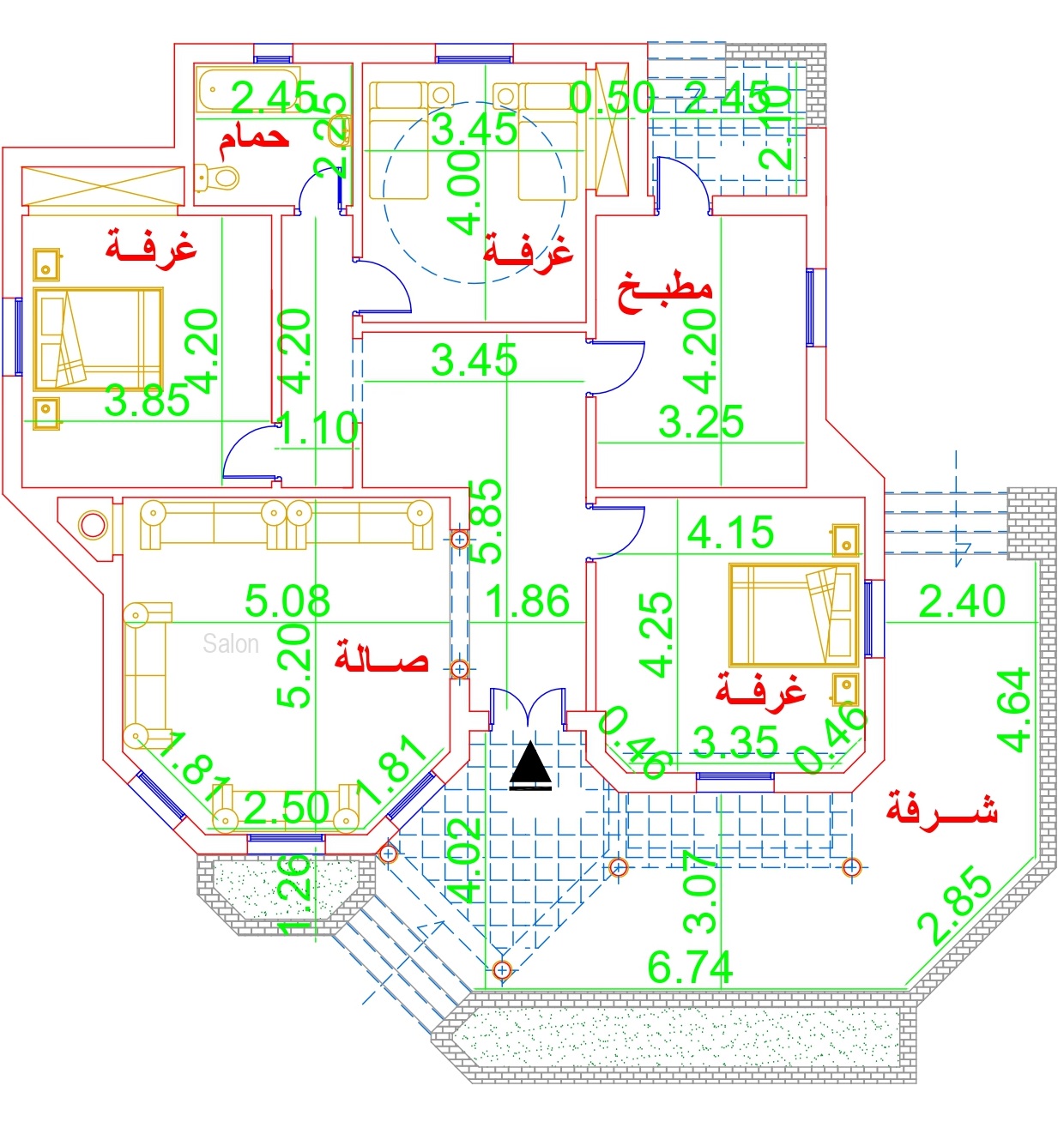 شاهد أبرز أفكار مخطط بيت 2024 بالصور 8 plan 156