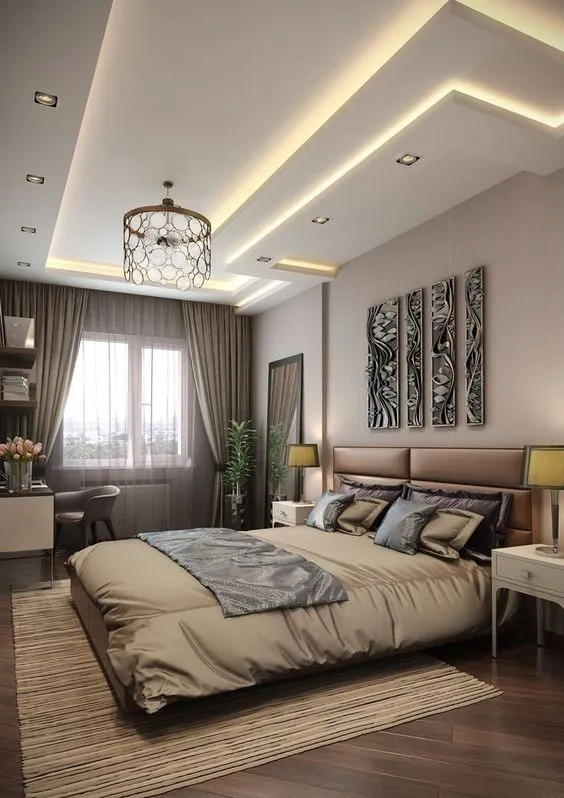 اشكال جبس بورد غرف نوم 5 1